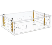 Funda protectora transparente de acrílico para Banana Pi OpenWrt. Una carcasa dedicada puede ser una antena externa.