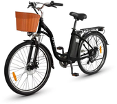 [EU Direct] DYU C6 Bicicleta Eléctrica Motor de 300W Batería de 36V 12.5AH Neumáticos de 26 pulgadas Velocidad Máxima de