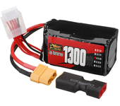 Batería LiPo ZOP Power de 4S 14,8 V 1300 mAh 30C 19,24 Wh con enchufe XT60 para drones RC de carreras FPV