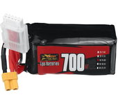 Batería LiPo ZOP Power 4S 14.8V 700mAh 105C 10.36Wh con conector XT30 para helicópteros y aviones RC