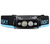 CYANSKY HS6R 1400 Lúmenes Linterna Frontal Recargable 18650 Potente Faro LED Lámpara de Cabeza Para Acampar y Pescar