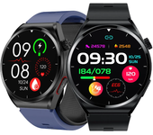 S22 Pantalla HD de 1.39 pulgadas Bomba de aire + Pulsera inteligente con airbag ECG Medición de glucosa en sangre,ácido