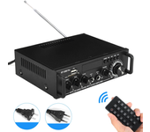 AMPLIFICADOR DE AUDIO ESTÉREO HIFI 12V 220V 50Wx2 85db para coche y hogar 2.0 canal amplificador de potencia bluetooth