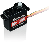 Servomotor pequeño Power HD-1800A de 1.3KG y 8g para Futaba/jr EPO