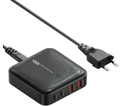 [GaN Tech] Toocki P100BD12C2A0 Cargador USB PD de 100W 4 Puertos 2USB-C+2USB-A Estación de Carga Rápida de Escritorio En