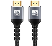 Cable Bakeey 8K/60Hz 4K/120Hz HD2.1 de 48Gbps de alta velocidad,conector de audio y video compatible con HD 8K 4K Ultra