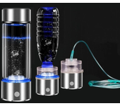 Botella de agua portátil de hidrógeno. Generador de molécula de hidrógeno con tecnología SPE PEM. Generador de iones de