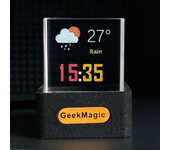 Reloj de clima WiFi mini transparente GIFTV Estación meteorológica inteligente con álbum de animación GIF Regalo creativ