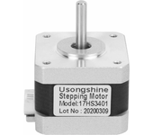 Motor paso a paso Nema 17 de 34 mm 17HS3401 42BYGH 1.3A 28N.cm de 4 cables para impresora 3D, fresado CNC y grabado láse