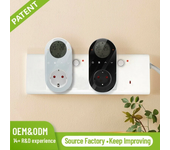Controlador de temperatura de termostato WiFi inteligente para enchufar calentador eléctrico LCD inalámbrico de alta fre