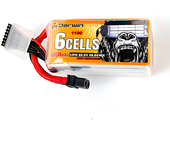 Batería LiPo DarwinFPV de 22,2V y 1300mAh, 110C y 6S con conector XT60 para CineApe35 4S