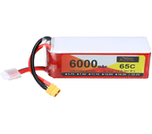 Batería LiPo ZOP Power 22.2V 6000mAh 65C 6S con enchufe XT60 para RC Drone