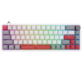 SKYLOONG GK6+ Teclado de juego mecánico con cable de 68 teclas Interruptor óptico RGB Diseño de teclado para juegos prog