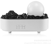 Humidificador de volcán para el hogar, grande, de niebla en el escritorio, adornos creativos, luz nocturna para el dormi