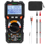 EU US Direct KAIWEETS HT118E Multímetro digital AC/DC TRMS de alta resolución 20000 Counts con linterna True RMS CAT IV