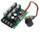 DC 9-55V 40A 2000W PWM Regulador de velocidad de bomba de motor de CC Controlador de velocidad de alta potencia 9V 12V 2