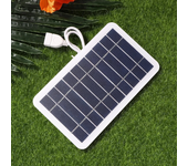 Panel solar de 5V 400mA 2W de salida USB Sistema solar portátil para cargadores de teléfonos móviles al aire libre
