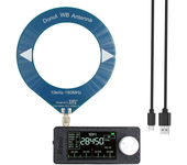 Mini radio de bolsillo ESP32-S3 SI4732 receptora de radio pantalla IPS de 1.9 pulgadas LSB/USB/AM/FM radio con antena de