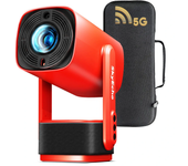 [EU/US Direct] SkyEcho FreeONE Altavoz portátil Proyector Android OS Wi-Fi 6 Enfoque automático Soporte giratorio integr