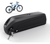[EU Direct] UNITPACKPOWER S039-3 Batería de Bicicleta Eléctrica 36V 24AH Célula de Batería LG4800 Conector XT60 con Plac