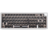HJS AL65 Kit de teclado para juegos mecánico de aluminio CNC personalizado, intercambiable en caliente, con retroilumina