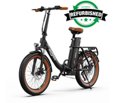 [EU DIRECT] Bicicleta eléctrica reacondicionada Onesport OT16-2 con batería de 48V 17AH, motor de 250W, llantas de 20 pu
