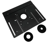 Placa de inserción de mesa de enrutador de aleación de aluminio X8 para trabajos de carpintería. Tablero volteador de fr