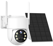 Sovmiku WTD714 4MP HD Cámara WiFi PTZ Exterior Cámara IP Solar Inalámbrica Cámara de Visión Nocturna Detección de Movimi
