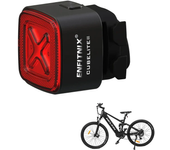 Enfitnix Cubelite III Luz trasera inteligente para bicicleta con sensor de freno y batería de 400 mAh. 4 modos de luz. R