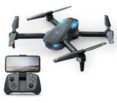 S20 WiFi FPV con cámara dual de 720P HD, posicionamiento de flujo óptico, control por voz de la aplicación, dron plegabl