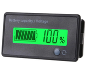 Indicador de carga de la batería. Probador de capacidad y voltaje de la batería. Compatibilidad con múltiples baterías d