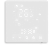 MOES WHT-S02 Termostato inteligente WiFi Tuya Matter para calefacción eléctrica/agua/caldera,panel de vidrio,controlador