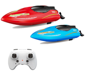 JJRC S8 RTR 2.4G Barco RC Acrobático Mini Lancha Veloz con Luz LED Rotación de 360° Control Remoto Barco de Carreras Imp