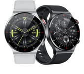 Reloj inteligente a prueba de agua IP67 con funciones multilingües, incluyendo pantalla HD de 1,28 pulgadas, llamadas Bl