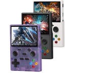 Consola de videojuegos retro portátil XGB35 con pantalla IPS de 3,5 pulgadas, incorpora 2000 juegos, permite dos jugador