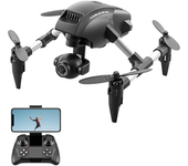 4DRC V42 MINI WiFi FPV con cámara dual conmutables de alta definición y flujo óptico,suspensión de 360° de aleación de m