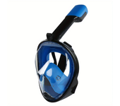 Gafas de bucear con snorkel de vista panorámica de 180 grados y sistema de respiración seguro, con colores variados, tir