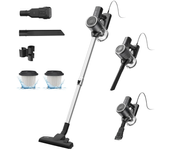 [Directiva de la UE] Aspiradora Vactidy C6 con cable, Aspiradora de mango con motor de 600 W con cable de 7 m sin bolsa,