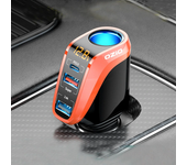 Cargador para encendedor de cigarrillos de coche OZIO 12/24V Carga rápida universal 66W QC3.0 Adaptador de toma de corri