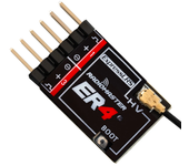 Radiomaster ER4 2.4GHz 4CH ExpressLRS ELRS RX Receptor PWM compatible con telemetría de voltaje para aviones RC F3P, coc