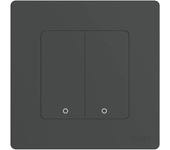 MOES Tuya WiFi Star Ring Interruptor inteligente de luz con botón,sin neutro ni capacitor,compatible con Alexa y Google