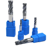 Broca de enrutador de carburo de tungsteno con extremo plano de 4 flautas HRC50 Fresas de fresado CNC Herramientas de me