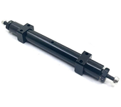 Puente trasero de metal 120 mm 140 mm para remolque de camión RC 1/14 Tamiya modificación DIY piezas de coche RC