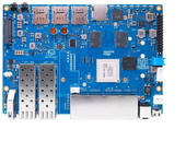 Placa de desarrollo de enrutador Banana Pi R4 con 4GB de RAM integrada que utiliza MediaTek MT7988A de cuatro núcleos Ar