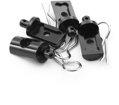 4PCS postes de montaje de cuerpo de metal mejorados para modelos de vehículos RC Tamiya CW-01 Lunch Box,piezas de repues