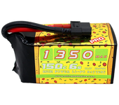 Batería de polímero de litio CNHL Pizza Series 22.2V 1350mAh 6S 150C con enchufe XT60 para drones RC