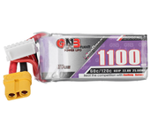 Batería Gaoneng GNB 22.8 V 1100mAh 60C 6S LiPo con enchufe XT30/XT60 para el dron de carreras SpeedyBee Bee35 FPV