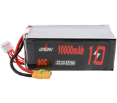 Batería URUAV 22.2V 10000mAh 60C 6S LiPo con enchufe XT90 para RC Drone