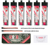 Batería LiHV 1S Gaoneng de 3,8V 550mAh 100C con enchufe A30 para HGLRC DraShark Emax Tinyhawk S BetaFPV Beta75X (Paquete