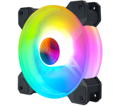 Ventilador COOLMOON de 120mm para CPU RGB 6PIN lámpara colorida enfriador de radiador de 12CM PC silencioso 5VDC 12VDC A